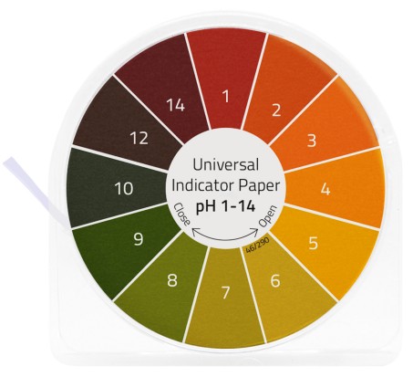 Universal Indicator Paper pH 1-14, reel of 5m , Dispenser