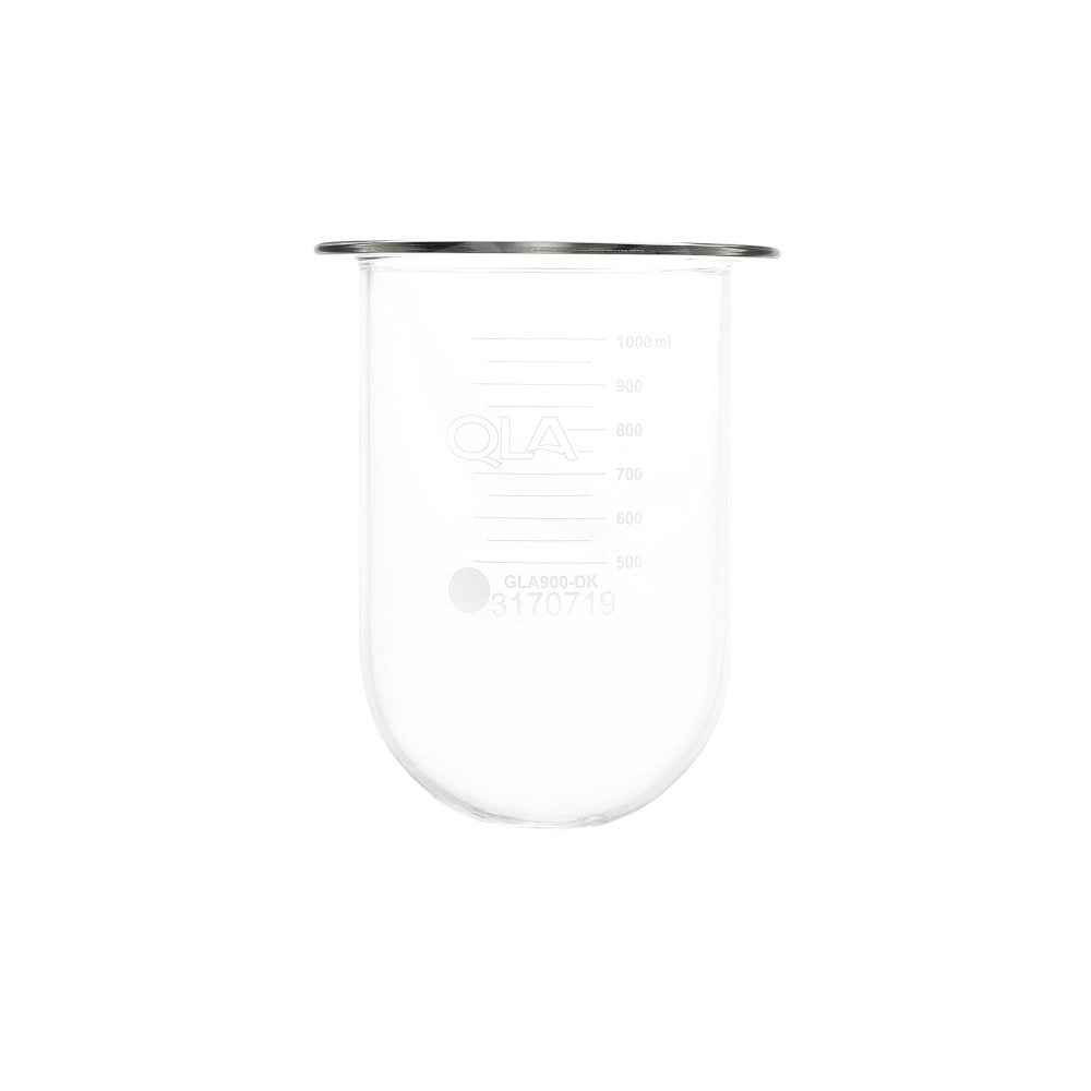 1000mL Clear Glass Vessel without Centering Ring, Distek compatible