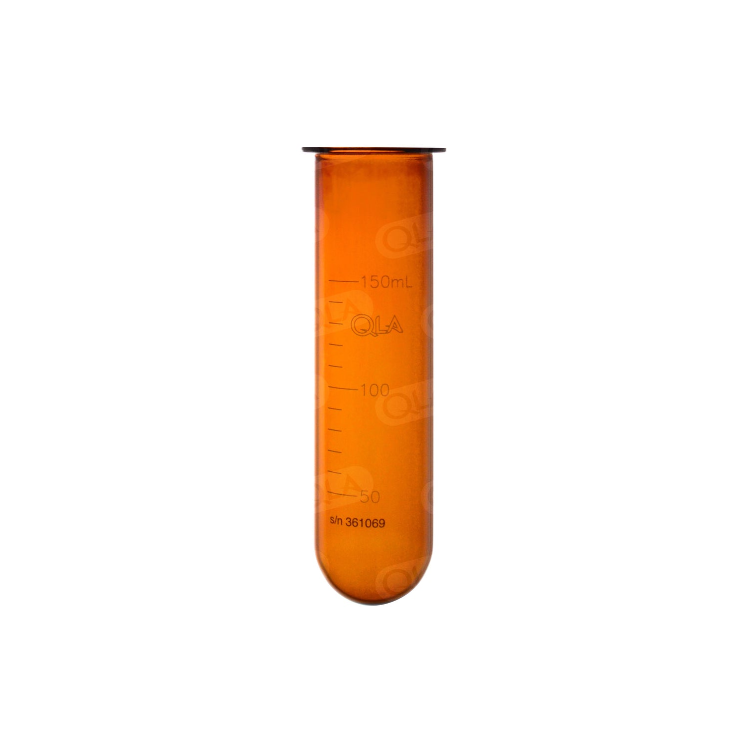 150mL Amber Glass Vessel, Hanson SR8-Plus compatible