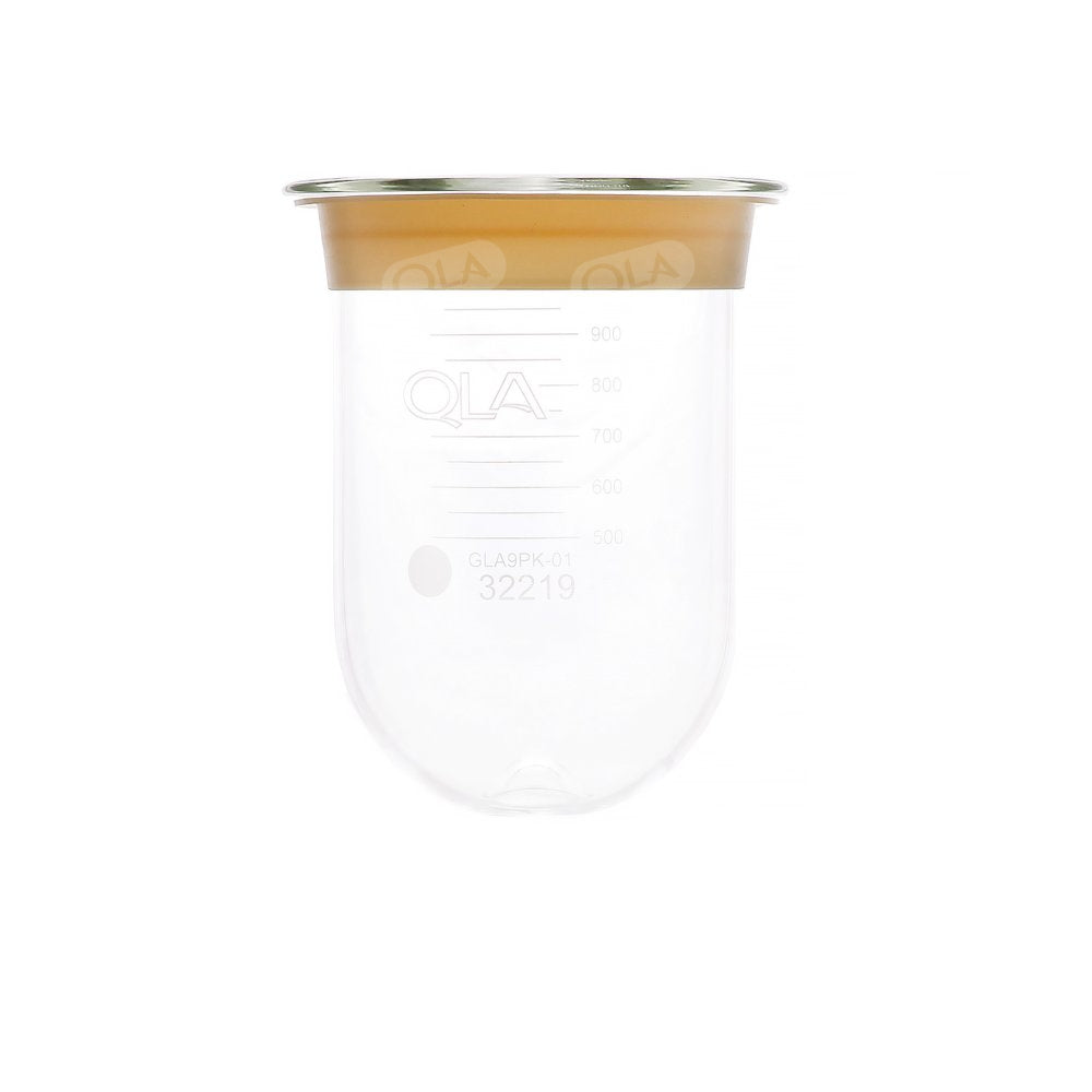 1000mL Clear Glass Apex Vessel with Centering Ring, Distek compatible