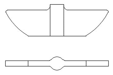 Electropolished SS Paddle Blade,Toyoma compatible