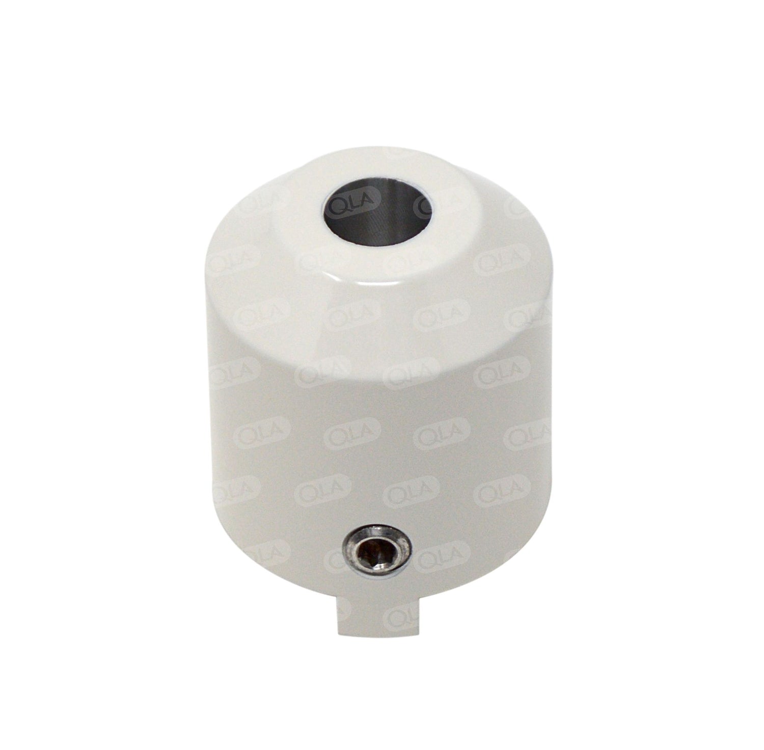 White Powdercoated Aluminum Shaft Collar, VanKel compatible