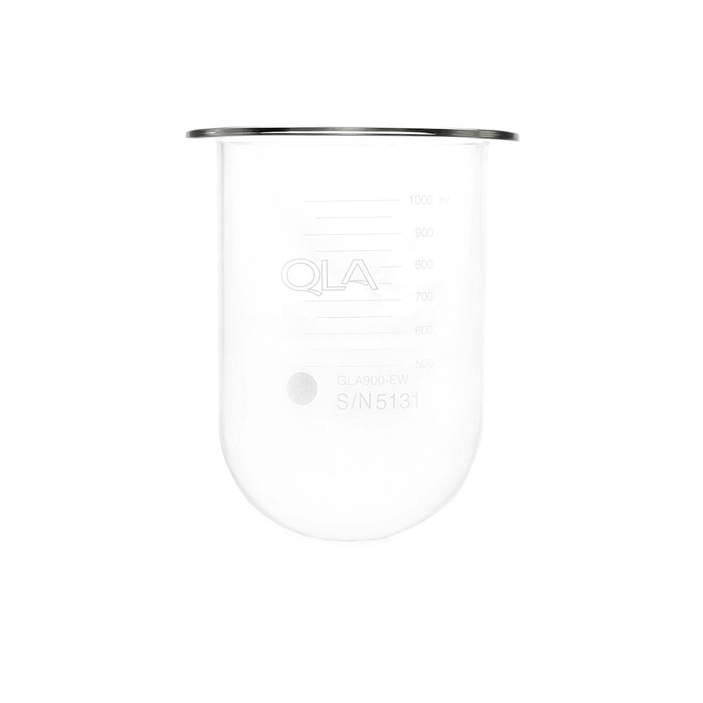 1000mL Clear Glass Vessel, Erweka compatible