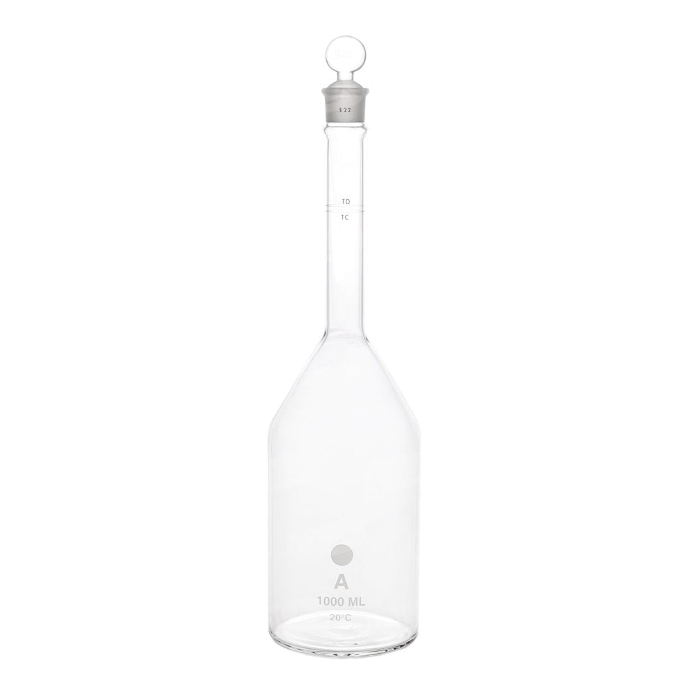 1000mL Volumetric Flask, Class A, Calibrated to 20°C