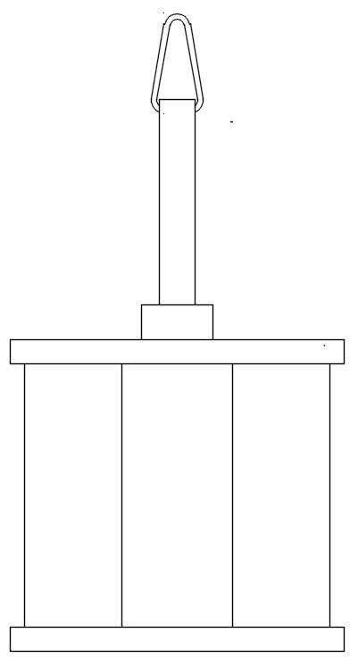 6 Tube Disintegration Assembly with Glass Tubes & Old Style Wire Hanger, Agilent/VanKel compatible