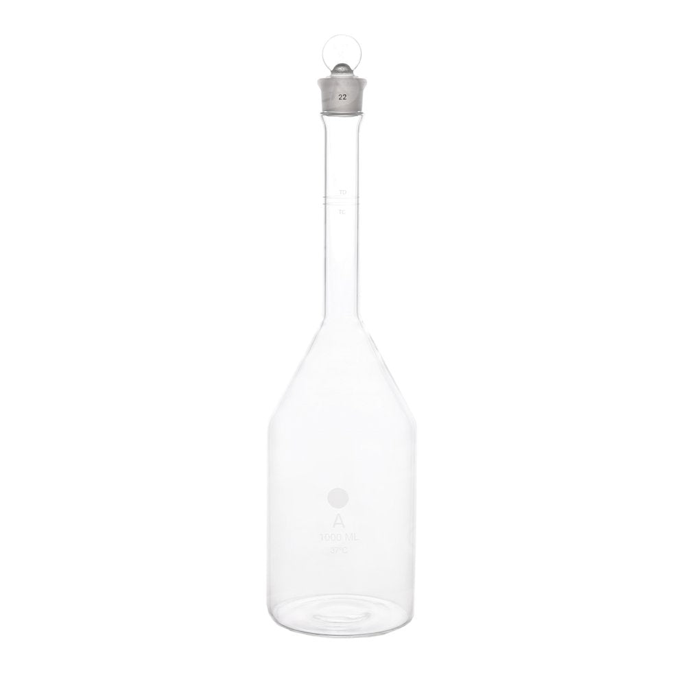 1000mL Volumetric Flask, Class A, Calibrated to 37°C