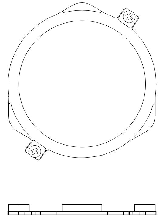 AccuCenter Bracket, Distek 7100 compatible
