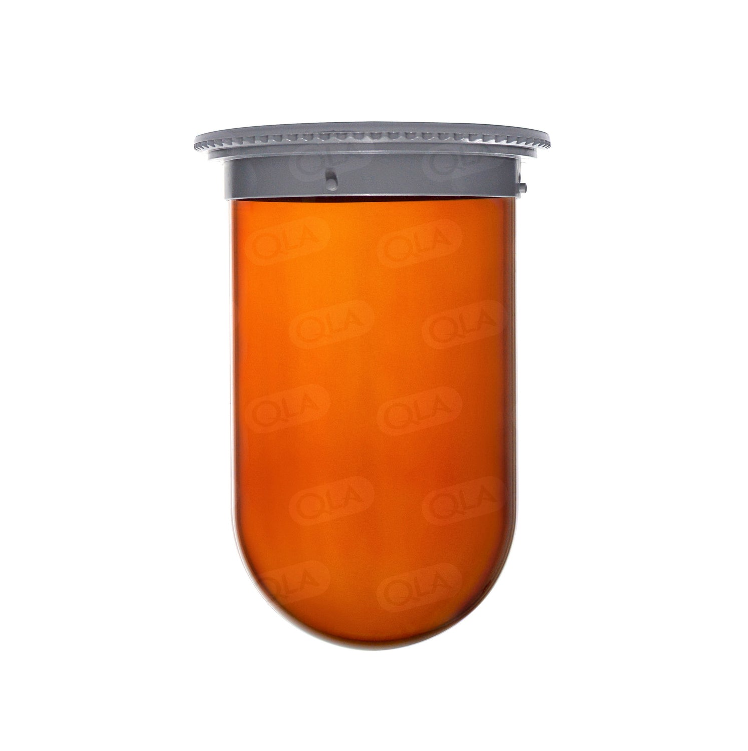 1000mL Amber UltraCenter Precision Glass Easi-Lock Vessel, Hanson Vision compatible (No Graduation Lines)