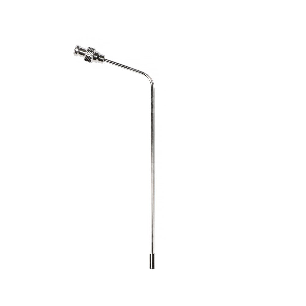 4.75'' (120mm) Bent 316 SS Cannula with SS Luer Lock & Perm SS Tip for Hanson/QLA 
