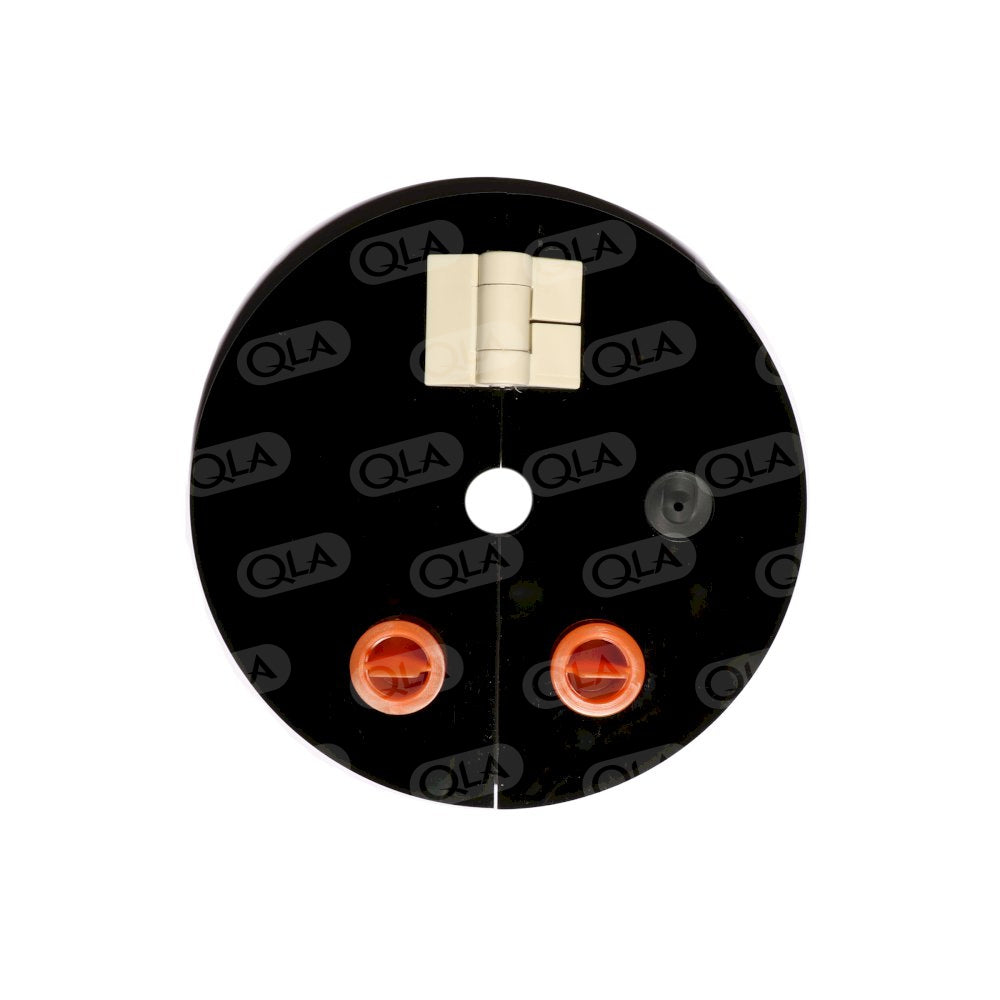 Black Polypropylene Hinged Cover, Distek compatible
