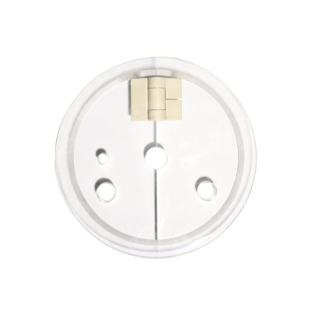 Clear Hinged Cover with Extra Hole for Stationary Basket, Hanson SR8-Plus compatible