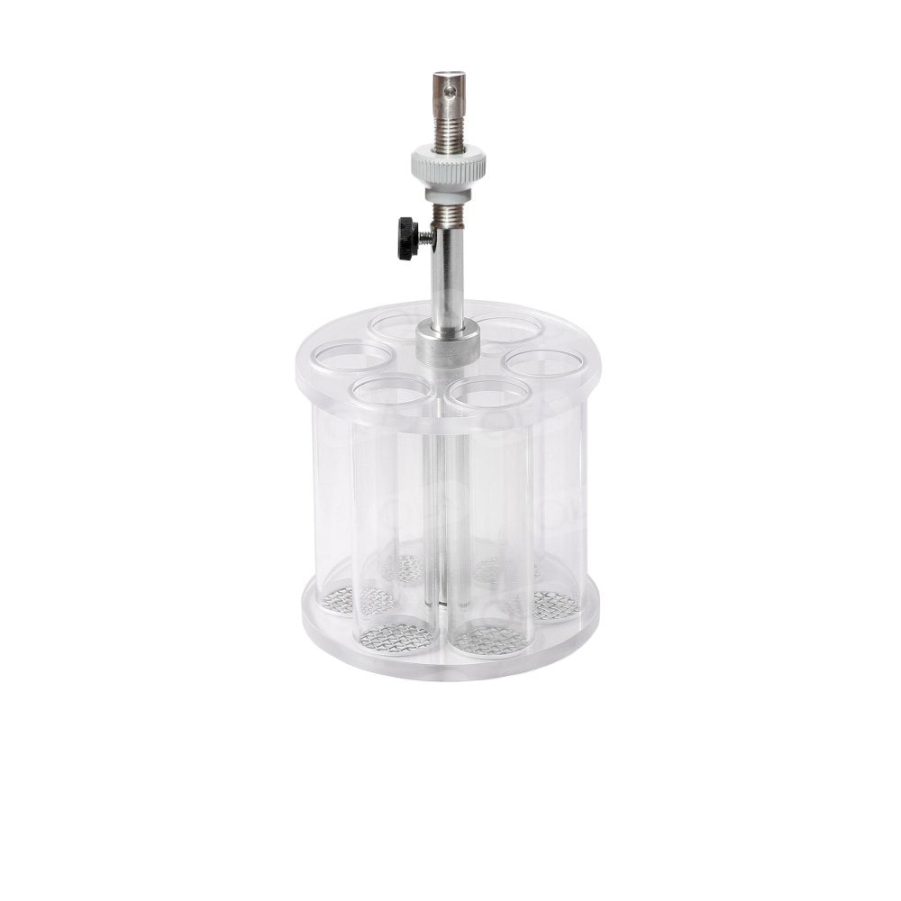 6 Tube Disintegration Assembly with Glass Tubes, Agilent/VanKel compatible