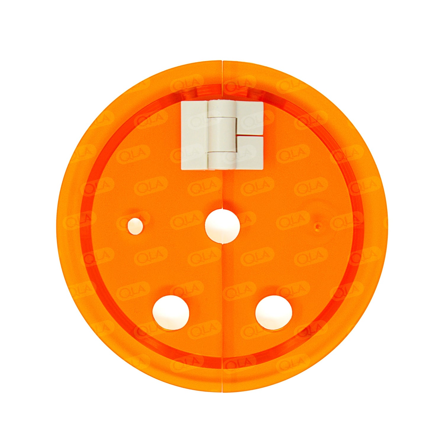 Amber Hinged Cover with Extra Hole for Stationary Basket, Distek compatible
