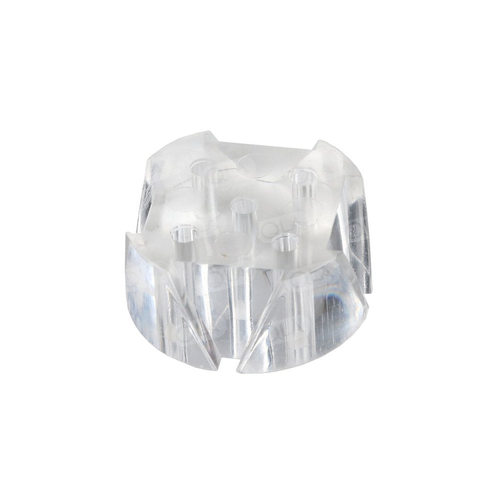 Fluted Plastic Disks for 6 Tube Disintegration Assembly