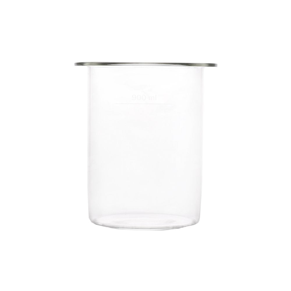 900mL Clear Glass Disintegration Beaker with Flat Top