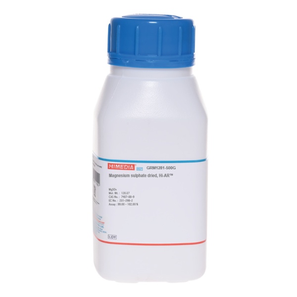 Magnesium sulphate dried 500G