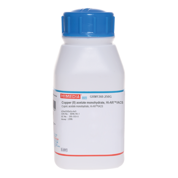 Copper (II) acetate monohydrate, Hi-ARâ„¢/ACS 250G