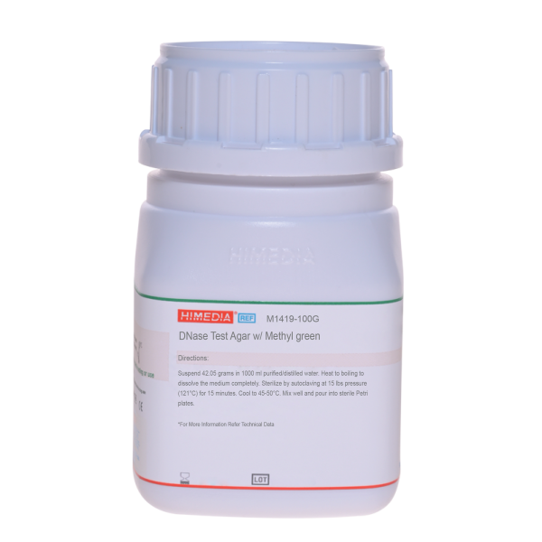 DNase Test Agar w/ Methyl Green 100G 100G