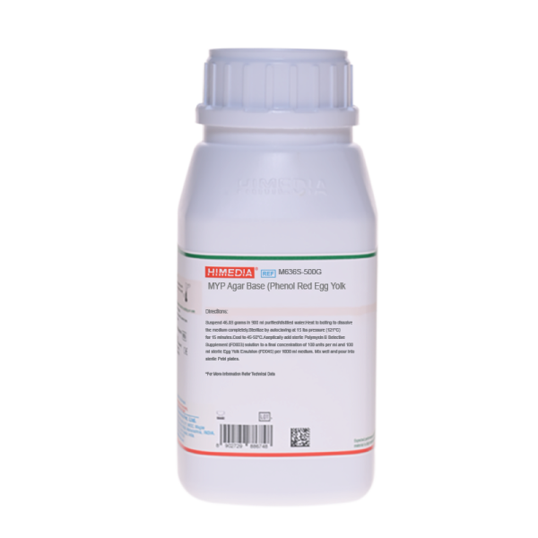 MYP Agar Base (Phenol Red Egg Yolk Polymyxin Agar Base) 100G 100G