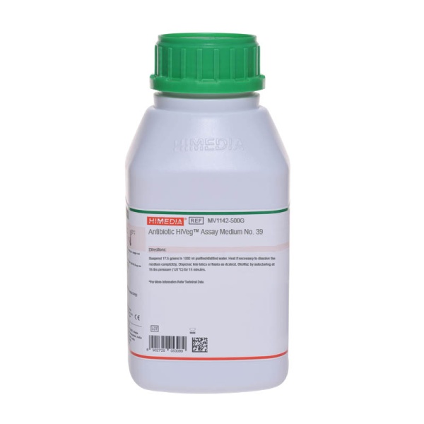 Antibiotic HiVegâ„¢ Assay Medium No. 39 500G