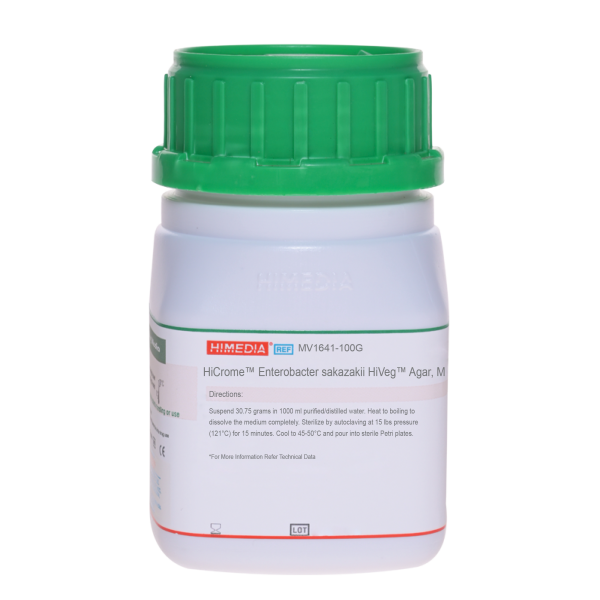 HiCromeâ„¢ Enterobacter sakazakii HiVegâ„¢ Agar, Modified (HiCromeâ„¢ Cronobacter sakazakii HiVegâ„¢ Agar, Modified) 100G