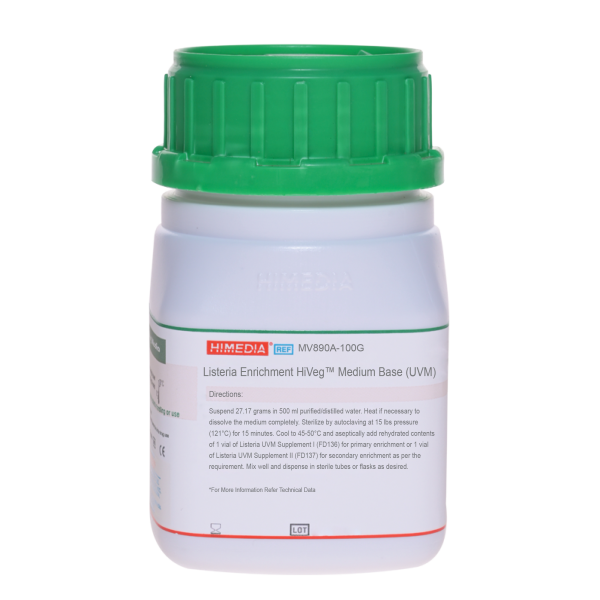 Listeria Enrichment HiVegâ„¢ Medium Base (UVM) 100G