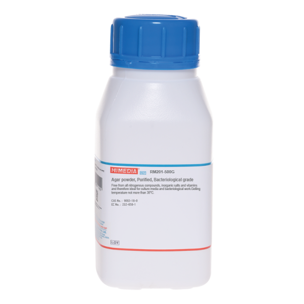 Agar powder, Purified, Bacteriological Grade 500G